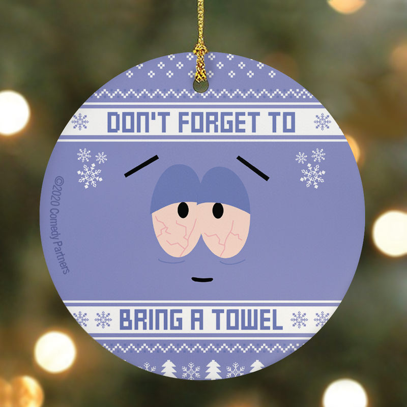 South Park Towelie Ugly Holiday Double-Sided Ornament