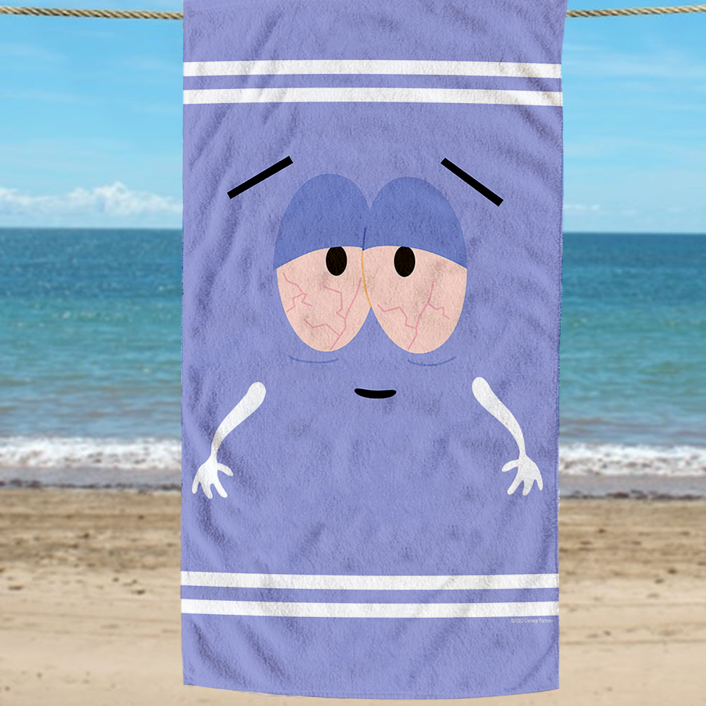 Louis Vuitton LV x YK Faces Beach Towel Blue in Cotton - US