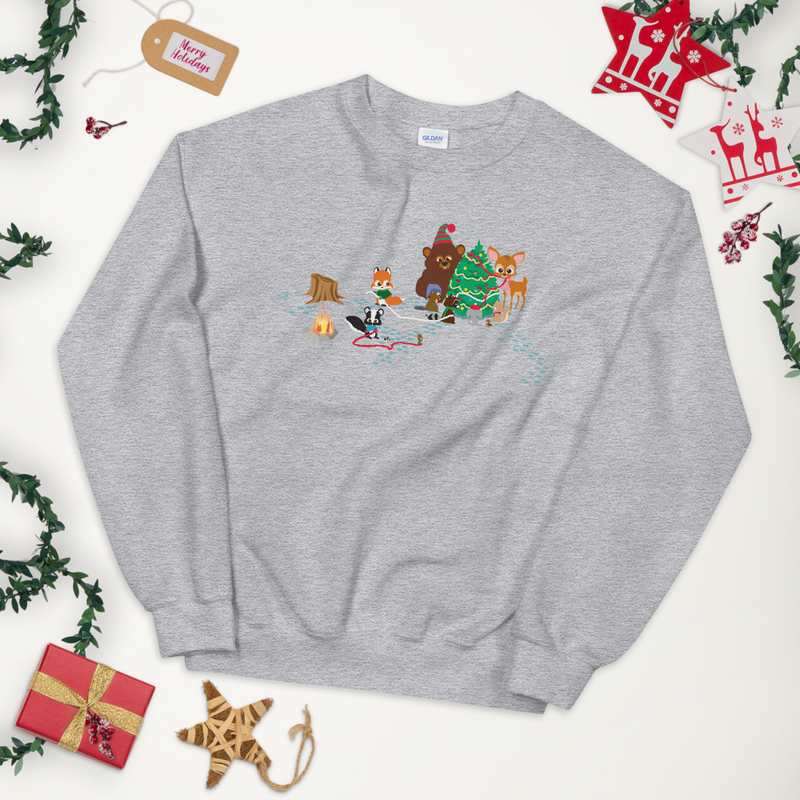 South Park Woodland Critters Fleece Crewneck Sweatshirt