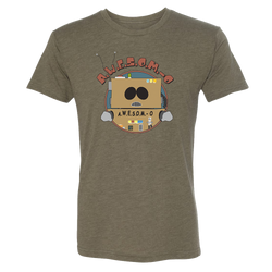 South Park Awesom-o Robot Men's Tri-Blend T-Shirt