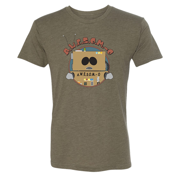 South Park Awesom-o Robot Men's Tri-Blend T-Shirt