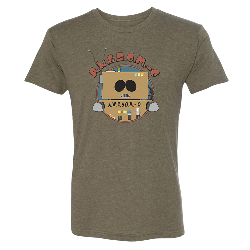 South Park Awesom-o Robot Men's Tri-Blend T-Shirt