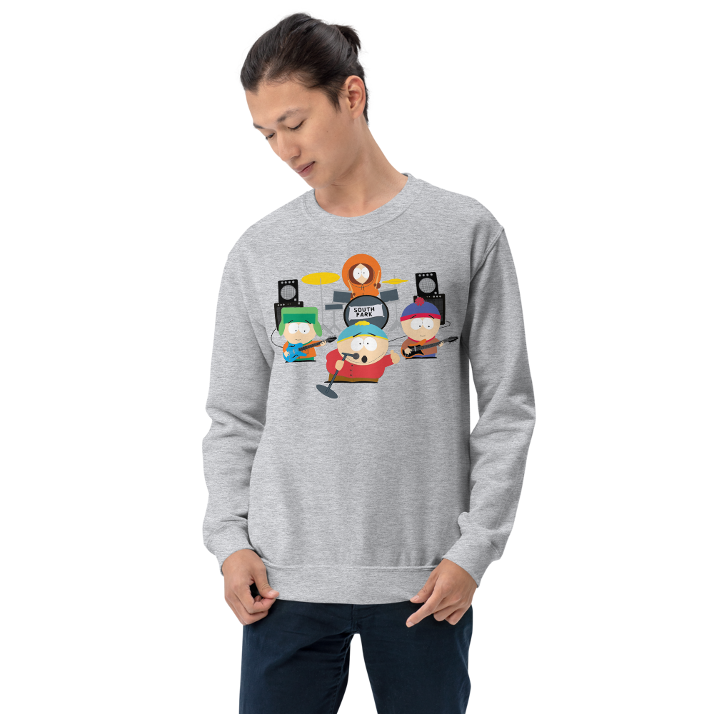 South Park - Maglietta Unisex Adulto Con Cast Principale - Colore Nero - 100% Cotone - Taglia L