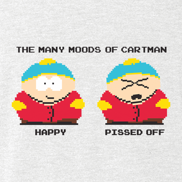 South Park Many Moods of Cartman Men's Tri-Blend T-Shirt