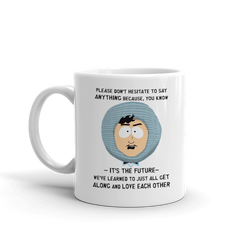 South Park It's the Future White Mug