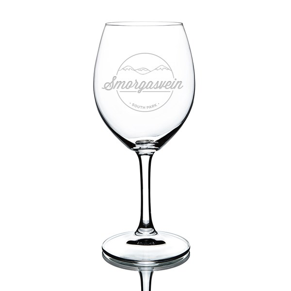 South Park Smorgasvein Laser Engraved Wine Glass