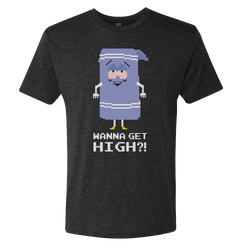 South Park Towelie Wanna Get High Men's Tri-Blend T-Shirt