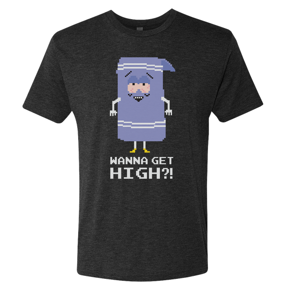 South Park Towelie Wanna Get High Men's Tri-Blend T-Shirt