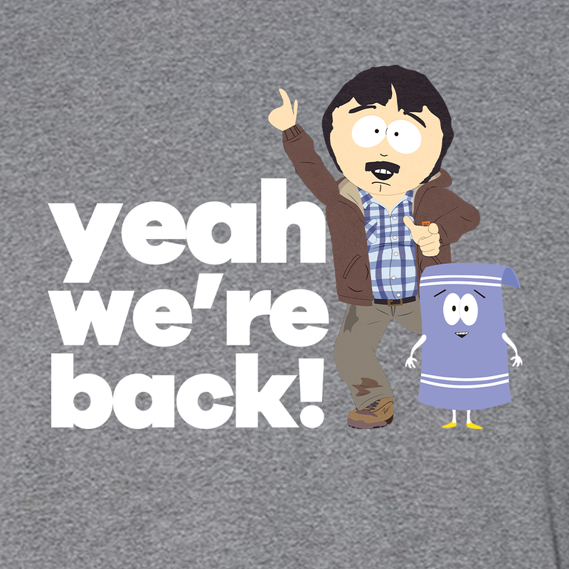 South Park Towelie & Randy We're Back Adult Long Sleeve T-Shirt