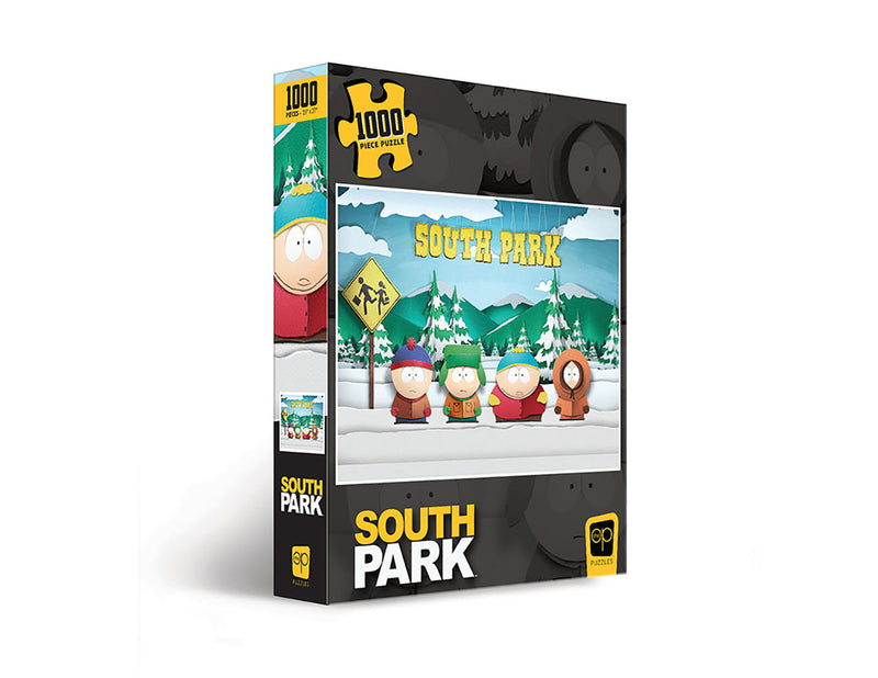 South Park Paper Bus Stop 1000 Piece Puzzle