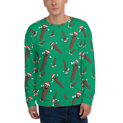 South Park Mr. Hankey All-Over Print Pattern Neck Sweatshirt